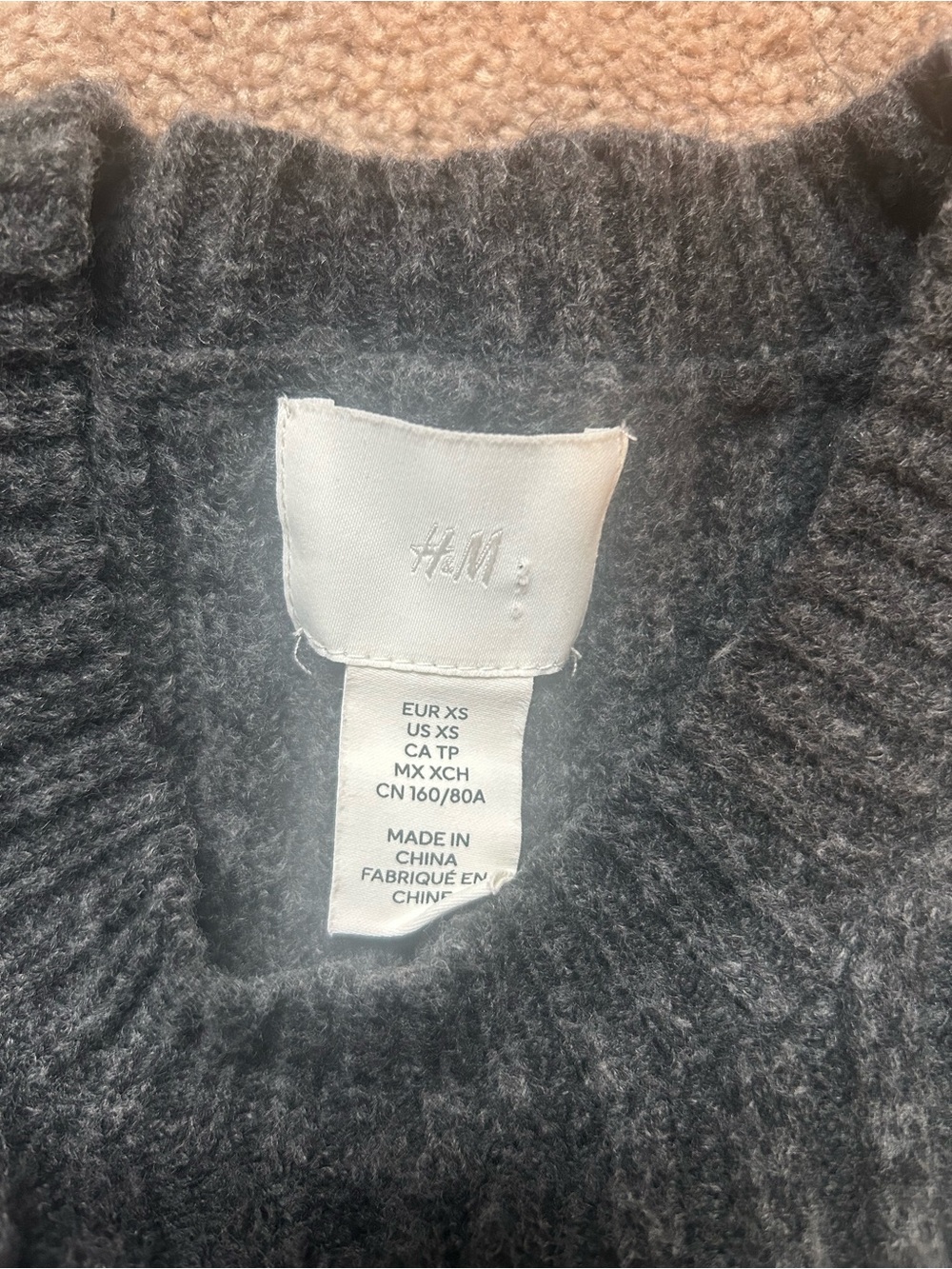H&M Ribbed Knit Mini Dress - Picture 2 of 2